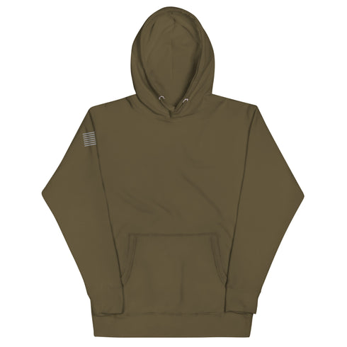 A Hero Is Someone Who Has Given His Life To Something Bigger Than Oneself Unisex Hoodie (Back Design) - Mainstream Freedom
